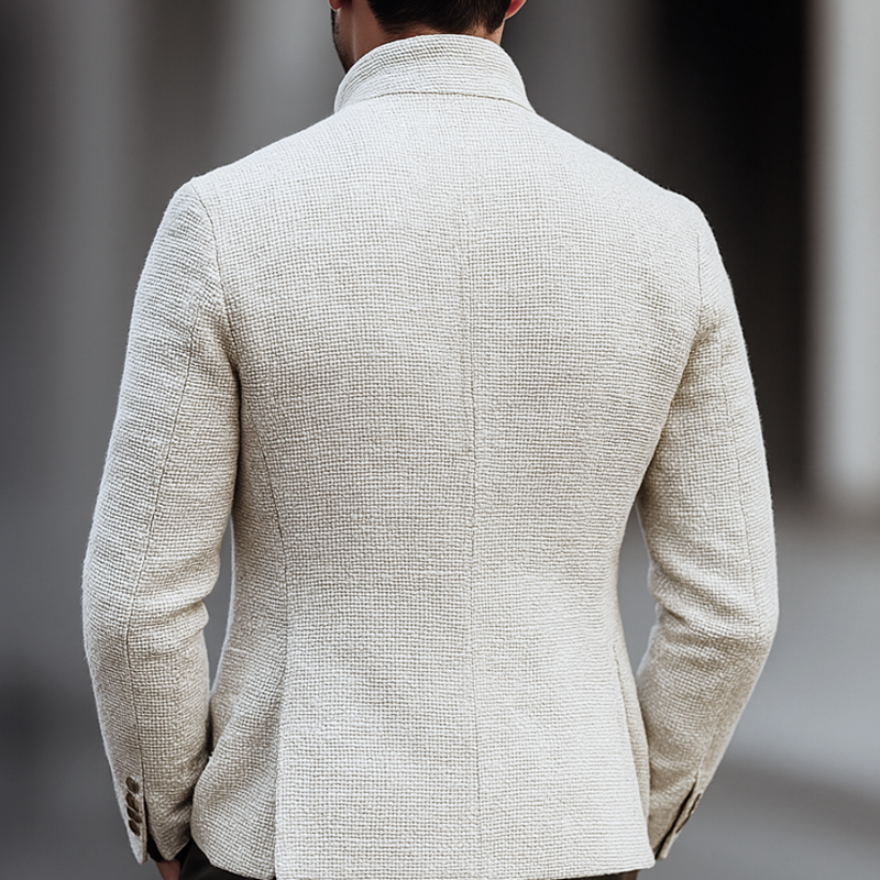 Nivessi - Chaqueta clásica retro de hombre con solapas, doble botonadura y charreteras, en imitación de terciopelo MTA1581I5K