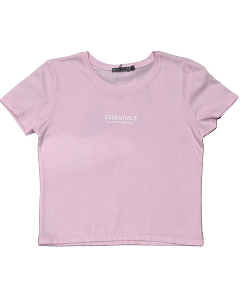 Camiseta alas rosa